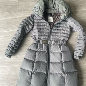 Moncler Silver Puffer Jacket